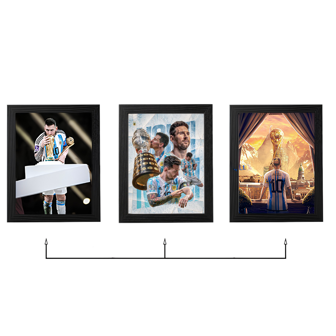 Poster Lenticular 3D Messi